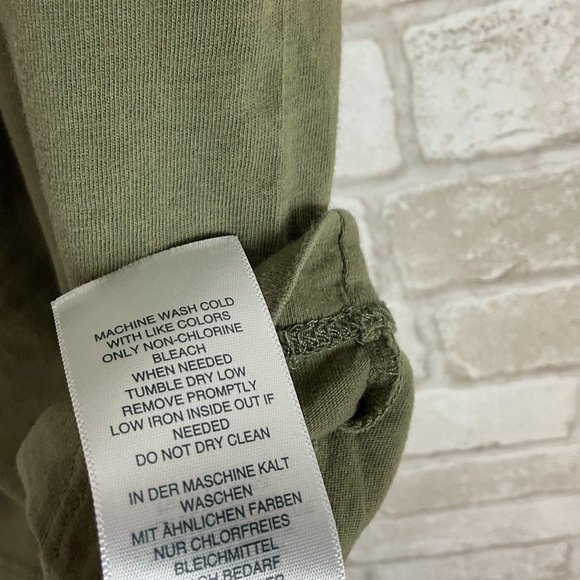 True Religion Men's Olive Green LA California Tee Size M - Picture 12 of 16